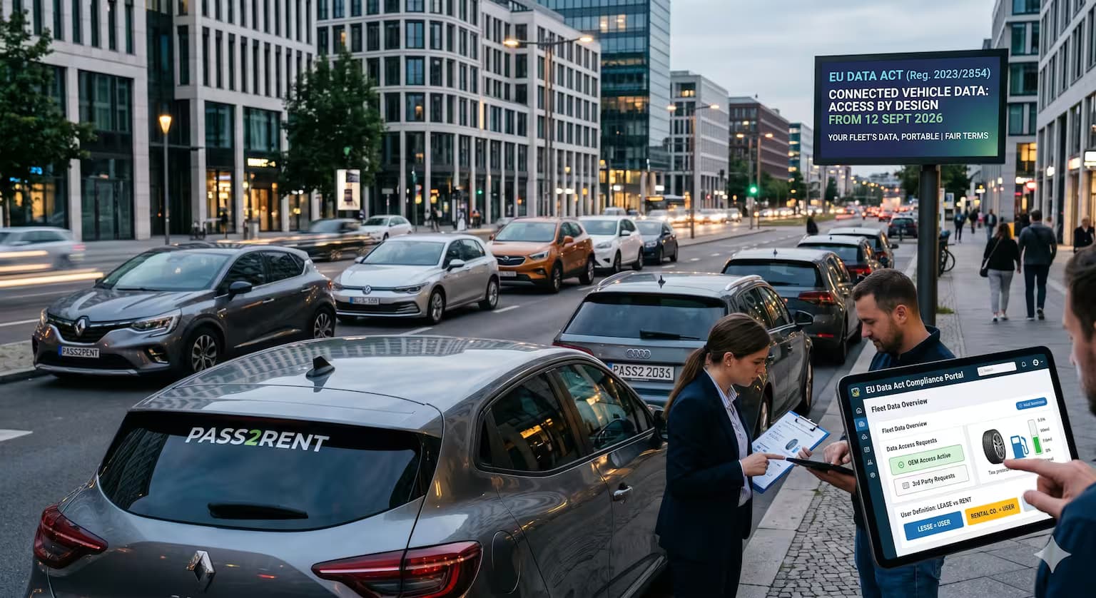 Who owns the data your rental cars generate? The EU Data Act, and what changes on 12 September 2026
