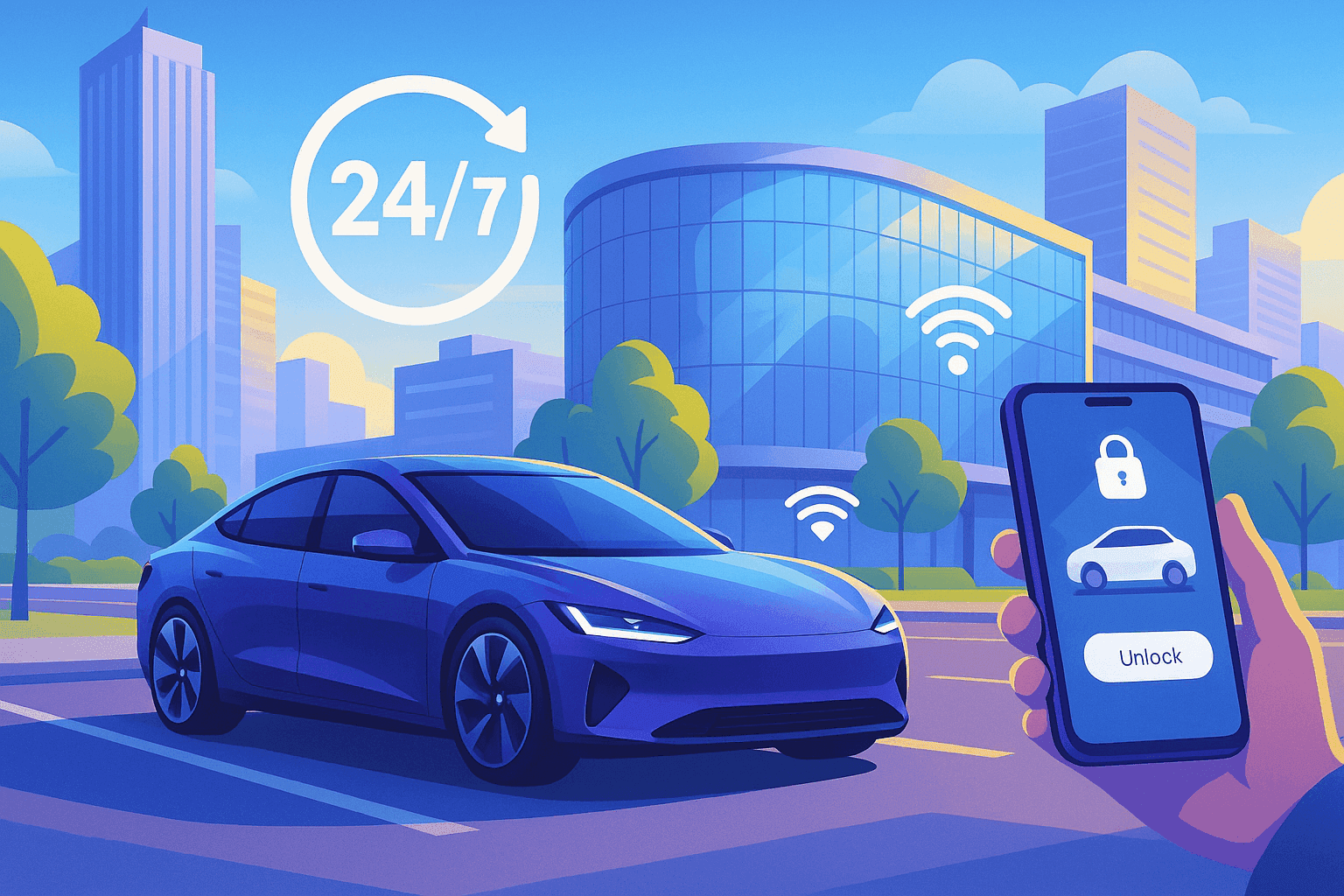 L’avenir de la mobilité : sans contact, intelligente et toujours disponible