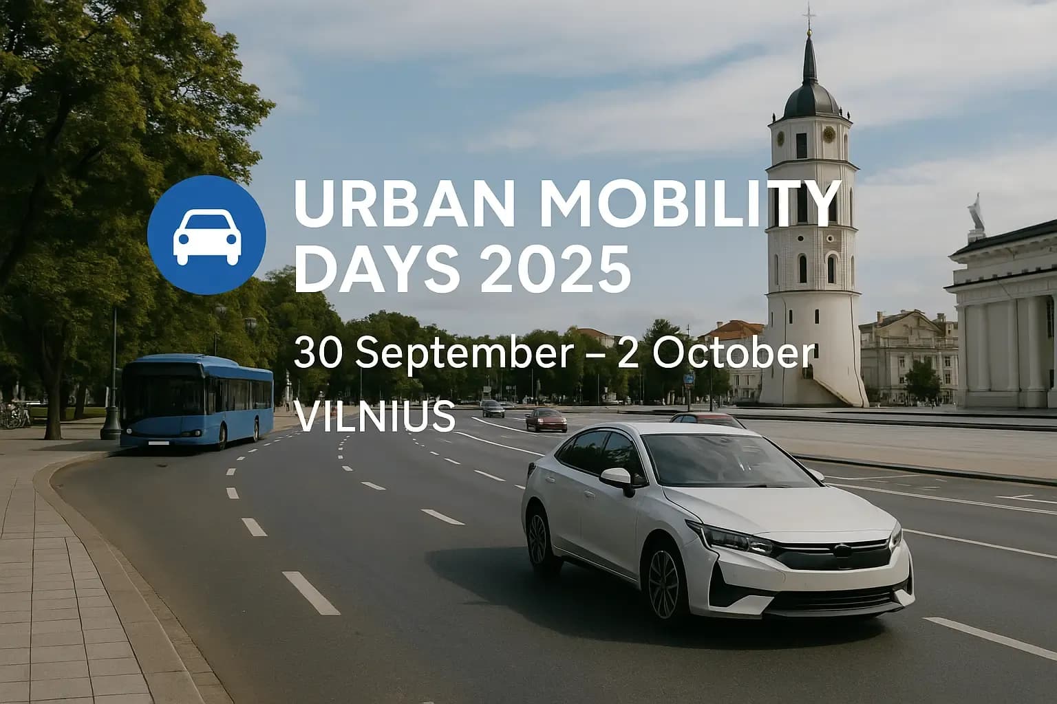 Cover image for Urban Mobility Days 2025 Vilniuje: kodėl tai svarbu automobilių nuomos sektoriui