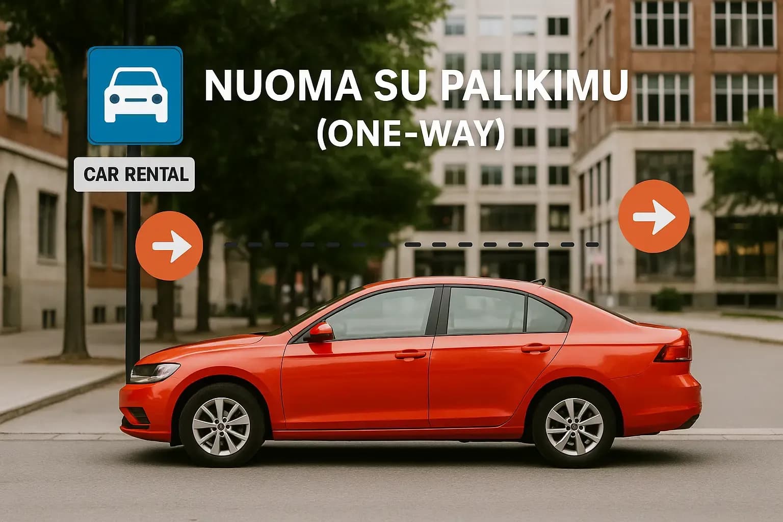 Nuoma su palikimu (One-way) – naujas mobilumo modelis