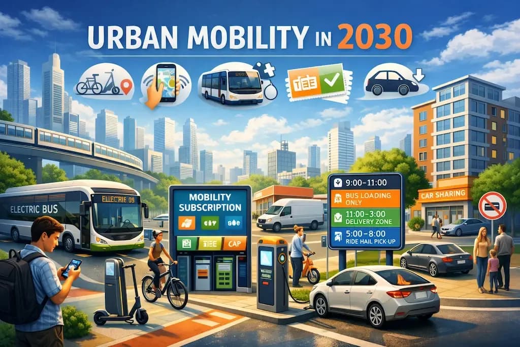 Urban Mobility in 2030: The Trends Reshaping How We Move (and Why They Matter)