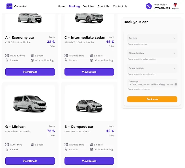 🛒 Smooth and Simple Booking Flow