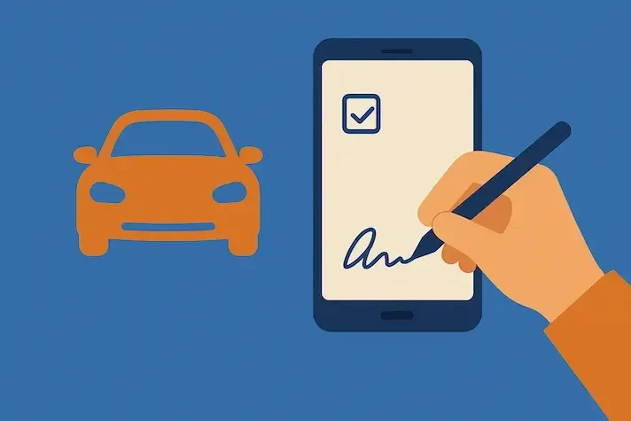 Digital Contract Signing - Review and sign rental contracts digitally with legally binding e-signatures—ins...