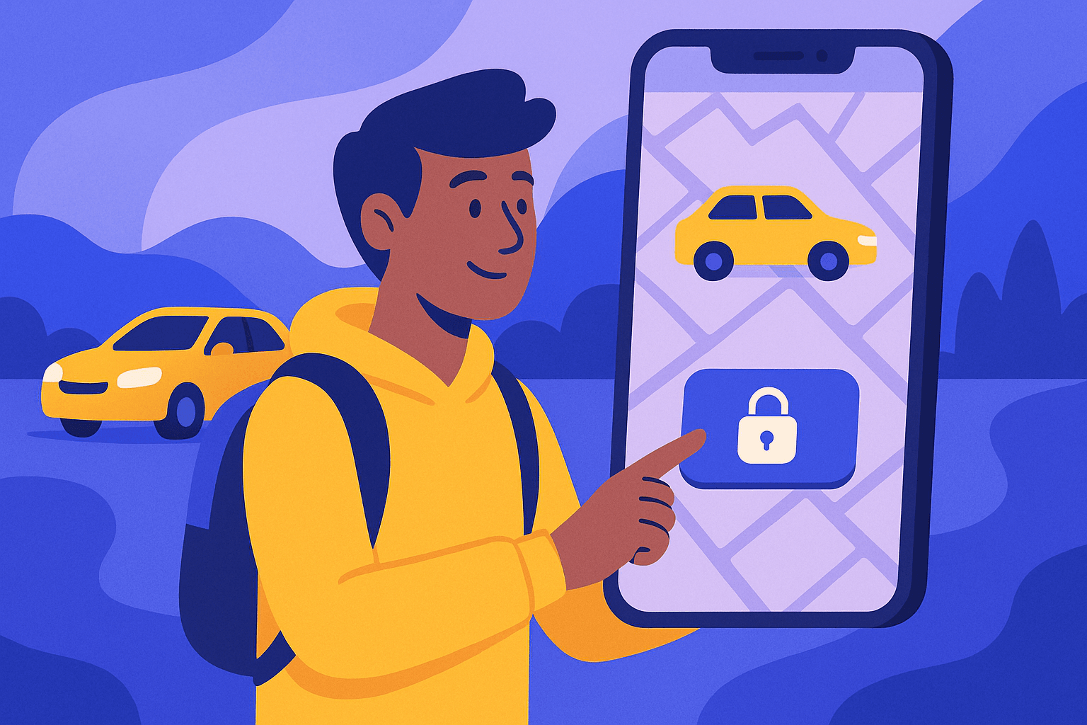 Remote Lock, Unlock & Engine Control - Tap-to-unlock vehicle access with remote engine control — integrated with smart ...