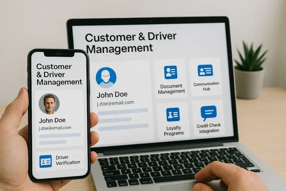 Customer & Driver Management - Build lasting relationships with comprehensive customer profiles and communicati...