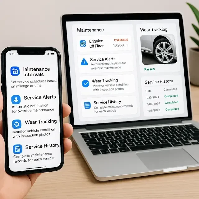 🔧 For Maintenance & Fleet Management