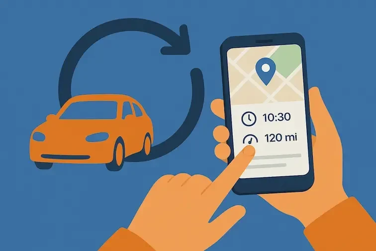 Flexible Return Options - Return to any approved location with app confirmation and instant admin updates—...