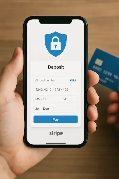 Secure Payments & Deposits - Seamless payment processing with instant deposits, trusted gateway integration, ...