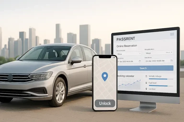 Išsamus sprendimas automobilių nuomai